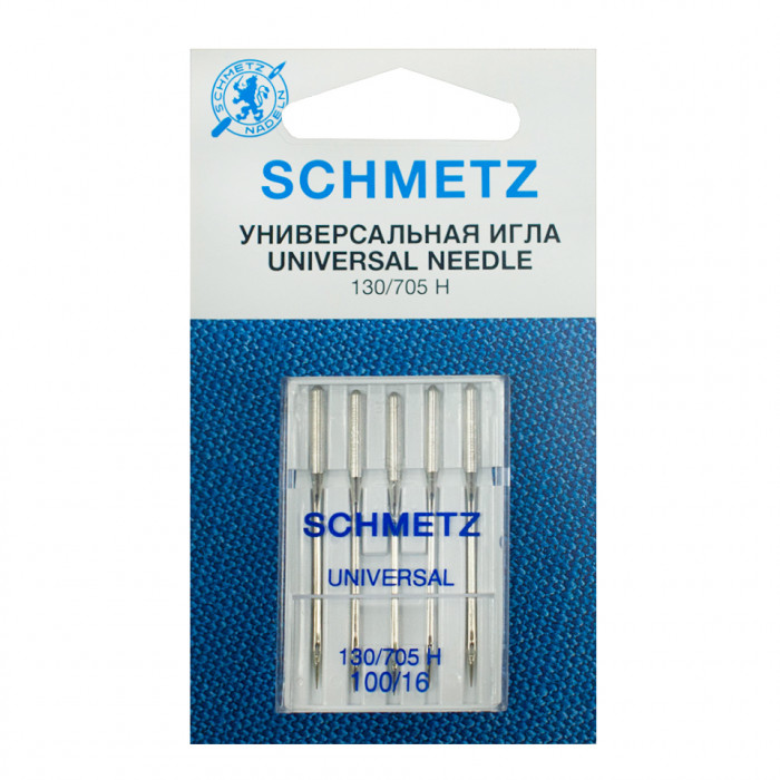 Schmetz иглы универсальные 100, 5 шт Schmetz иглы универсальные 100, 5 шт